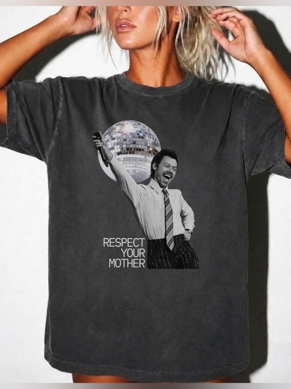 Comfort Colors Harry Styles Respect Your Mother Album Tour Tee